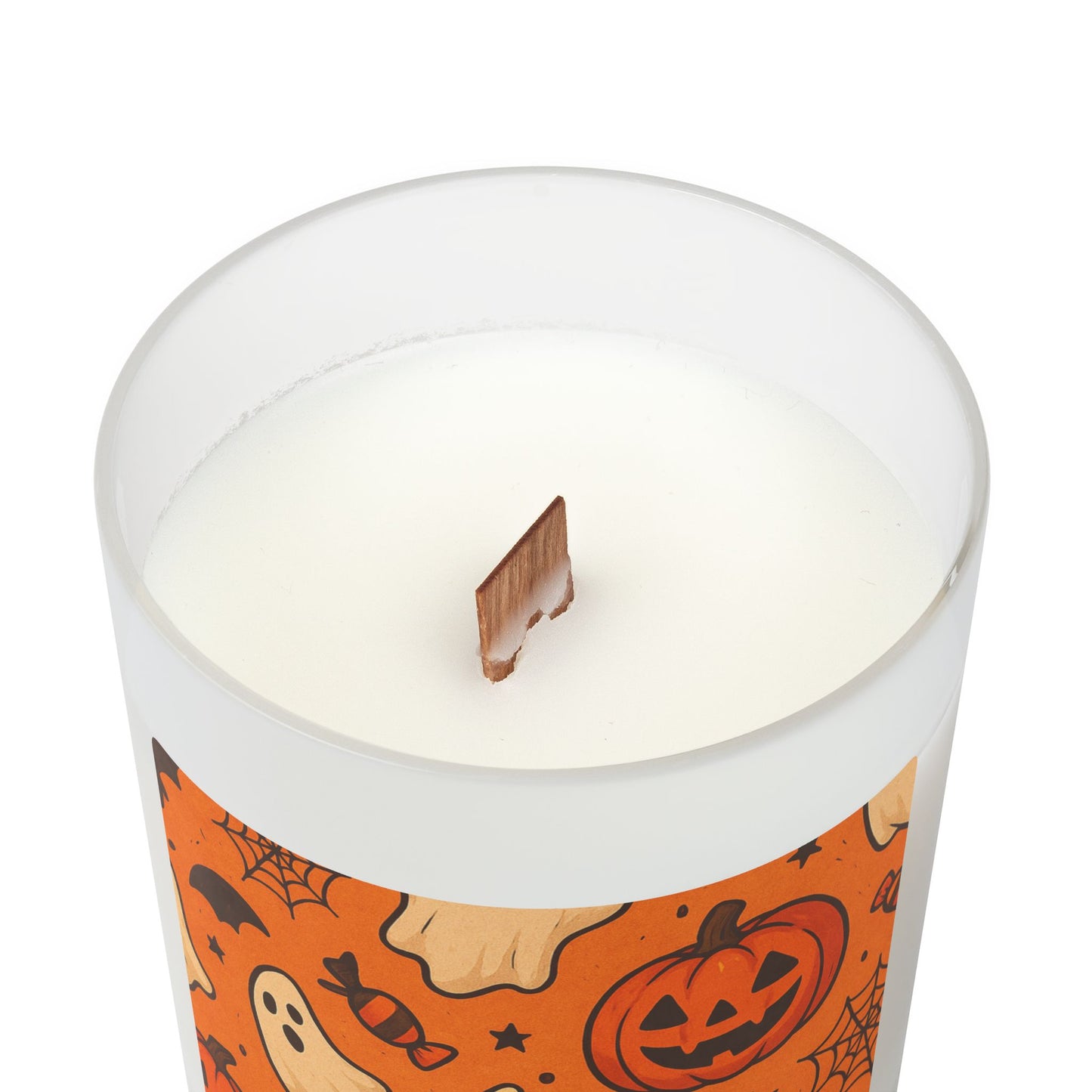 Frosted Glass Candle - Holiday Collection (Halloween)