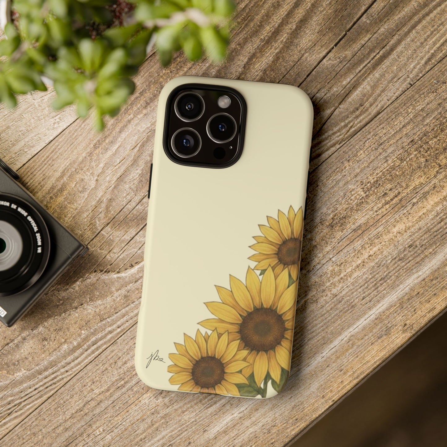iPhone 8 - 12, 16 - 17 Tough Case - Sunflower Signature Collection by Juli
