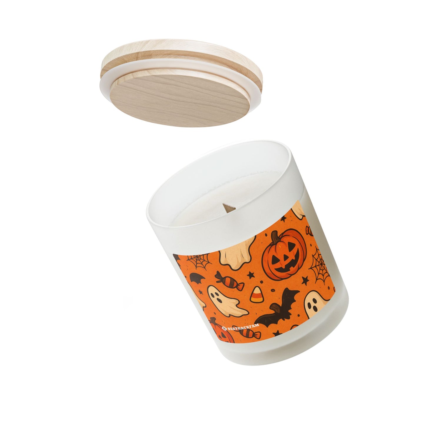 Frosted Glass Candle - Holiday Collection (Halloween)
