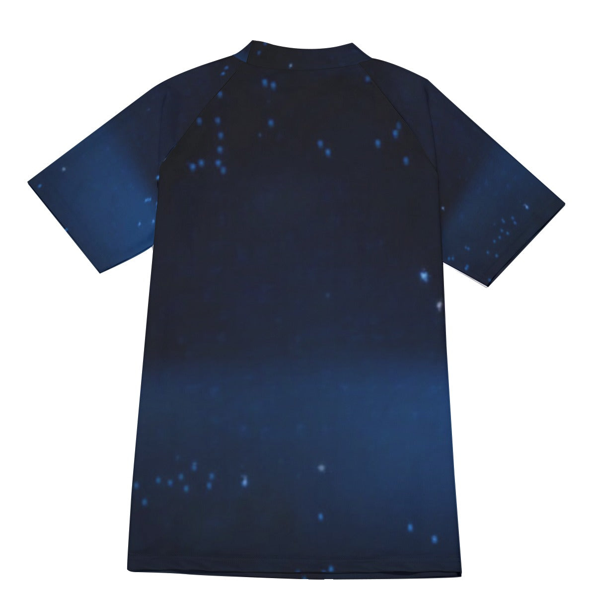 All-Over Print Men's Tight Surf Clothing With Half Sleeves