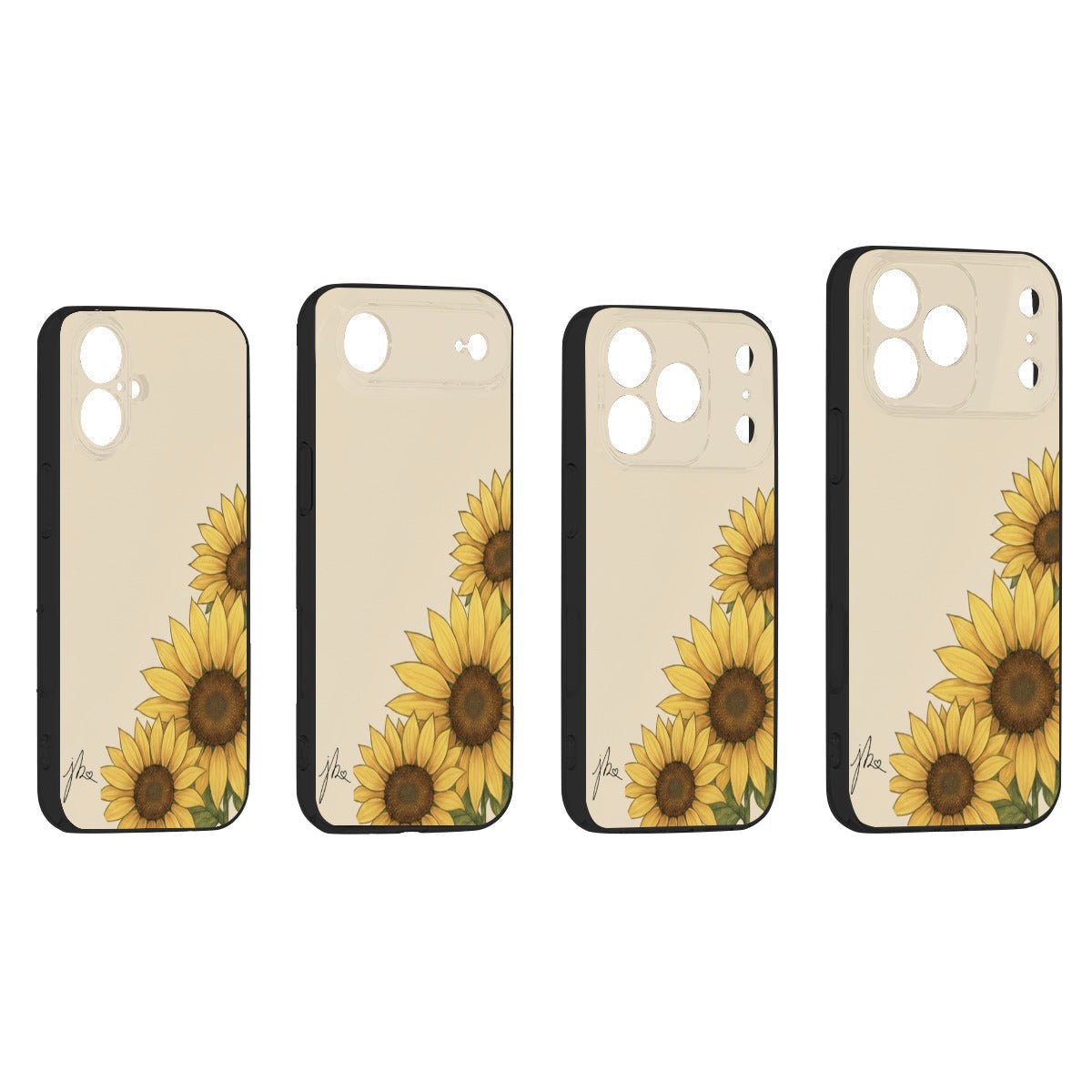 iPhone 17 Series Mobile Phone Case | Silicone - Sunflower Signature Collection by Juli