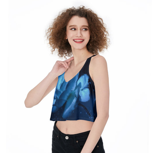 All-Over Print Crop-Tank Top