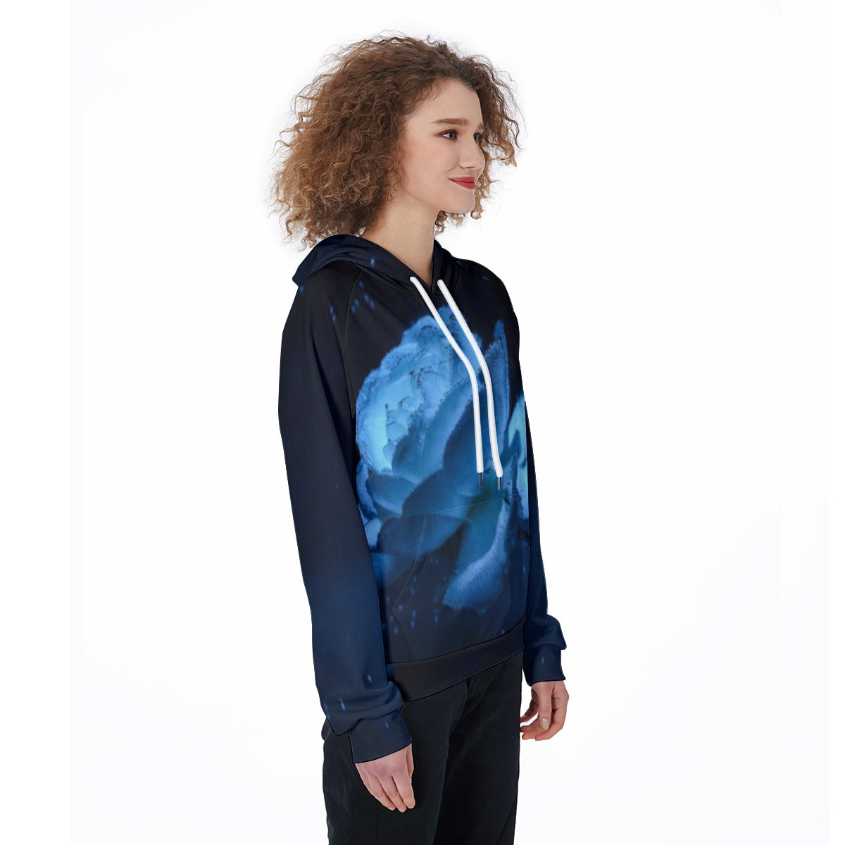 All-Over Print Women's Raglan Pullover Hoodie