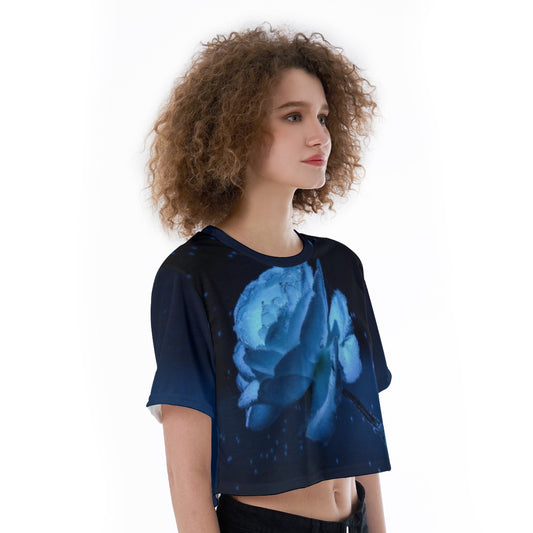 All-Over Print Cropped T-Shirt
