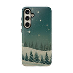 Winter Night Samsung Galaxy/Google Pixel Phone Case - Christmas Holiday Collection