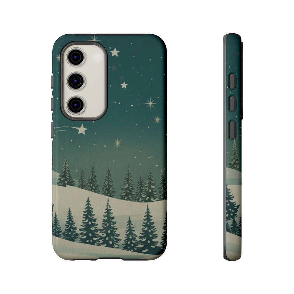 Winter Night Samsung Galaxy/Google Pixel Phone Case - Christmas Holiday Collection