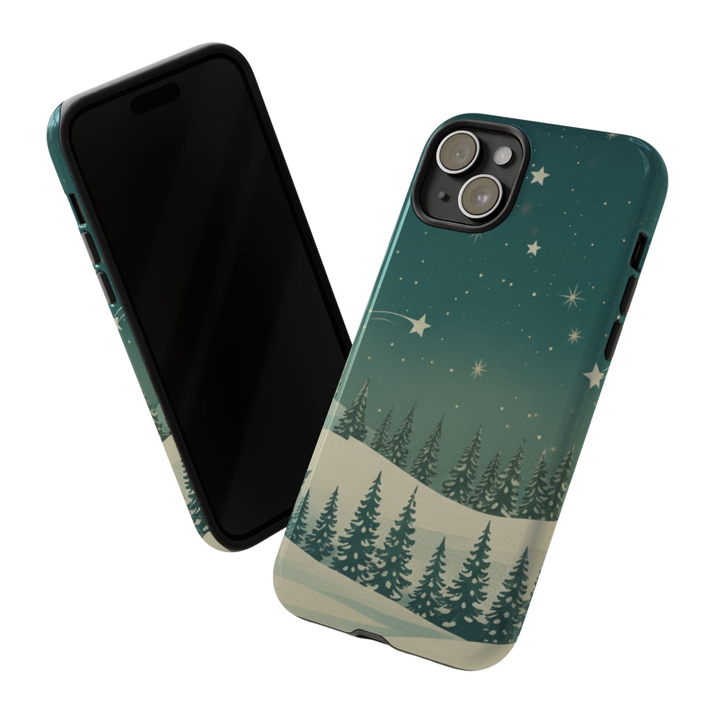 Winter Night Sky iPhone Case - Christmas Holiday Collection