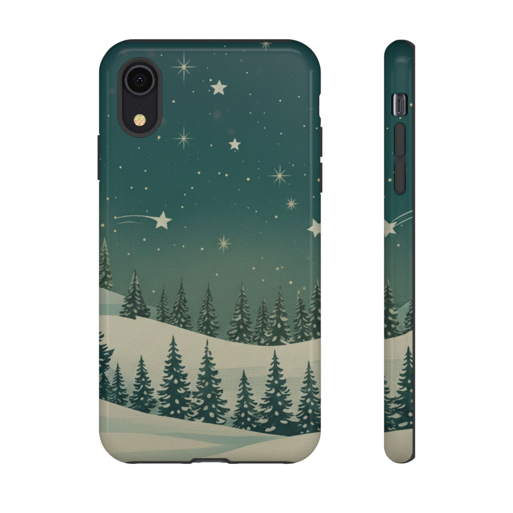 Winter Night Sky iPhone Case - Christmas Holiday Collection