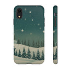 Winter Night Sky iPhone Case - Christmas Holiday Collection
