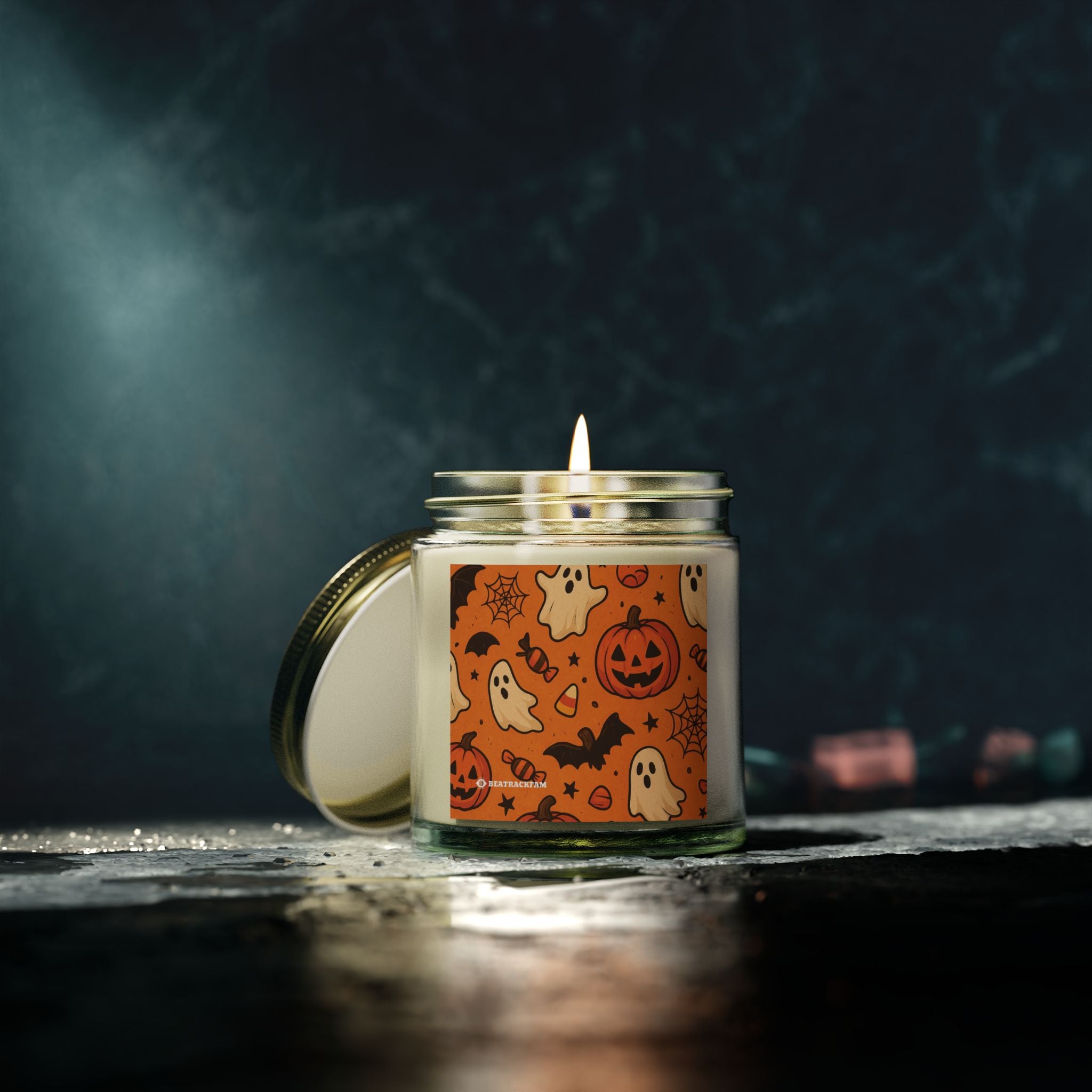 Coconut Apricot Wax Scented Candles - Holiday Collection (Halloween)