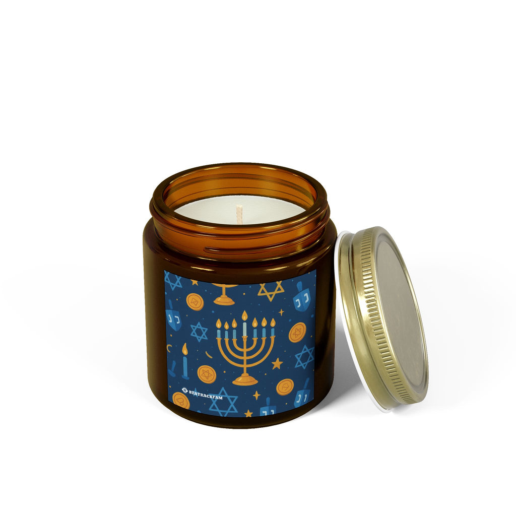 Coconut Apricot Wax Scented Candles - Holiday Collection (Chanukah)