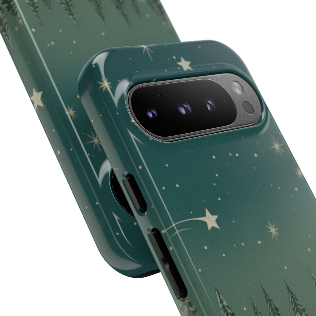 Winter Night Samsung Galaxy/Google Pixel Phone Case - Christmas Holiday Collection