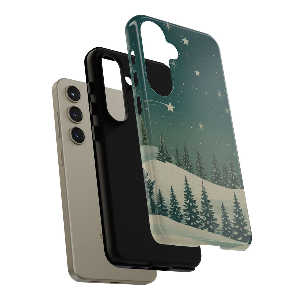 Winter Night Samsung Galaxy/Google Pixel Phone Case - Christmas Holiday Collection
