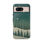 Winter Night Samsung Galaxy/Google Pixel Phone Case - Christmas Holiday Collection