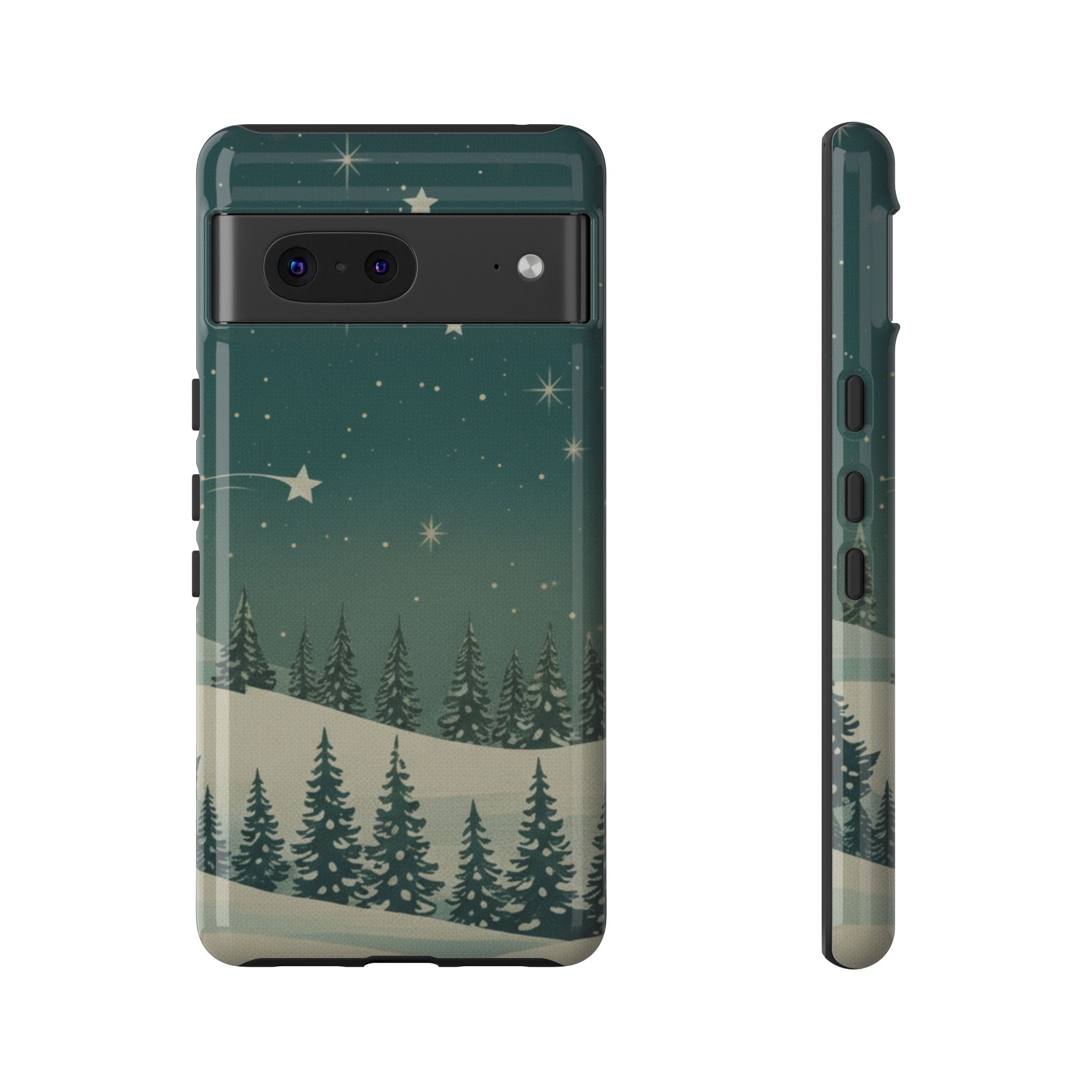 Winter Night Samsung Galaxy/Google Pixel Phone Case - Christmas Holiday Collection