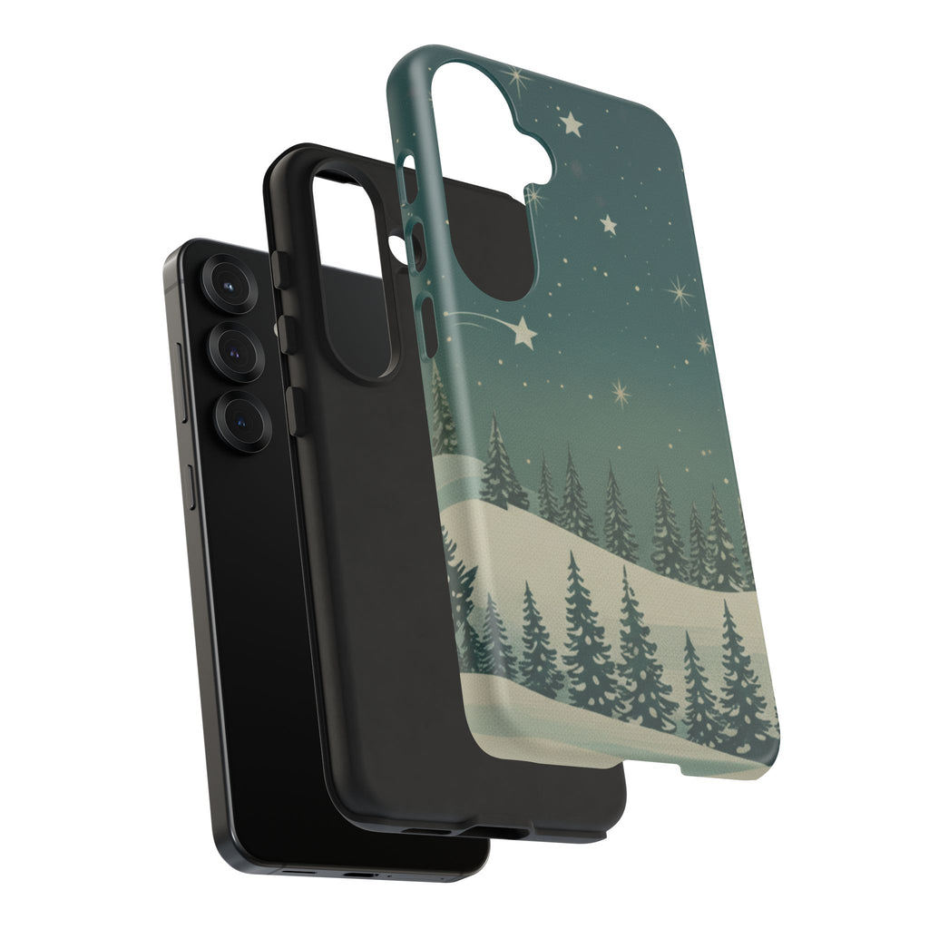 Winter Night Samsung Galaxy/Google Pixel Phone Case - Christmas Holiday Collection