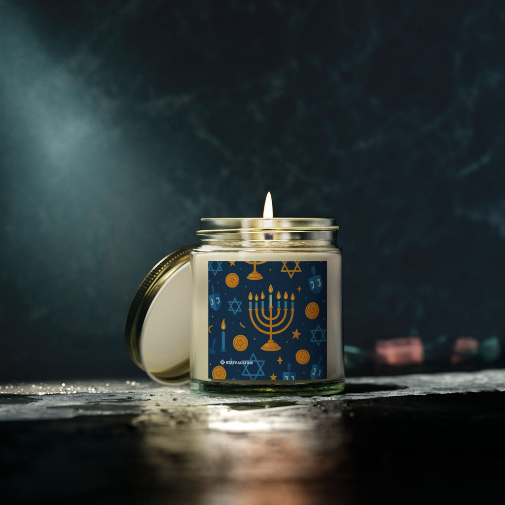 Coconut Apricot Wax Scented Candles - Holiday Collection (Chanukah)