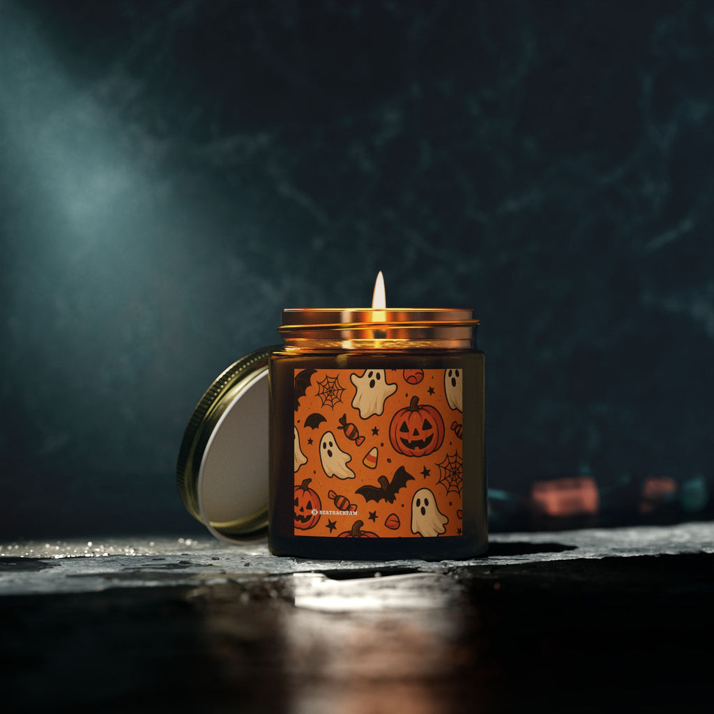 Coconut Apricot Wax Scented Candles - Holiday Collection (Halloween)