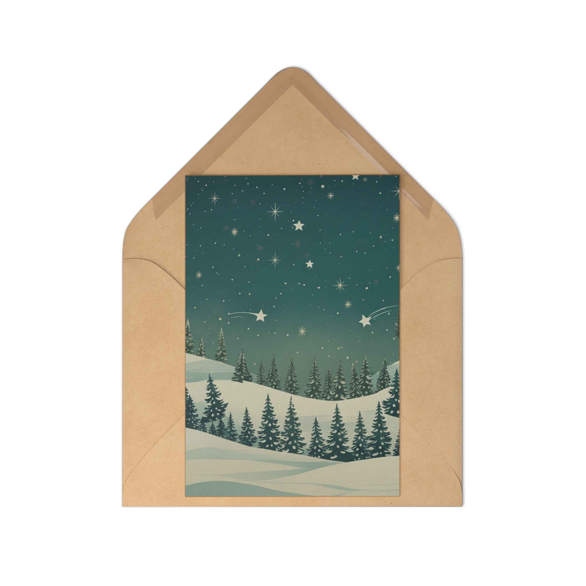 Winter Nights Postcard Set - Christmas Holiday Collection
