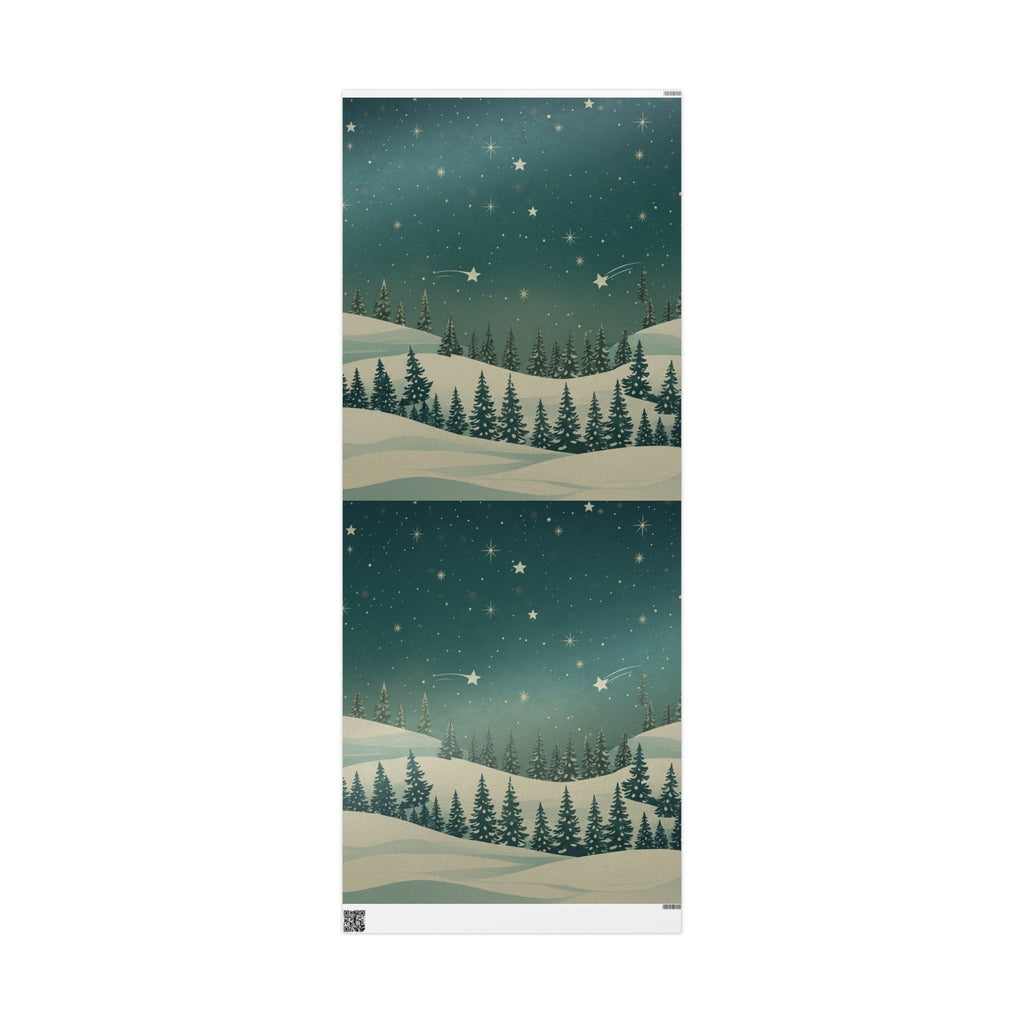 Winter Forest Wrapping Paper Roll - Christmas Holiday Collection