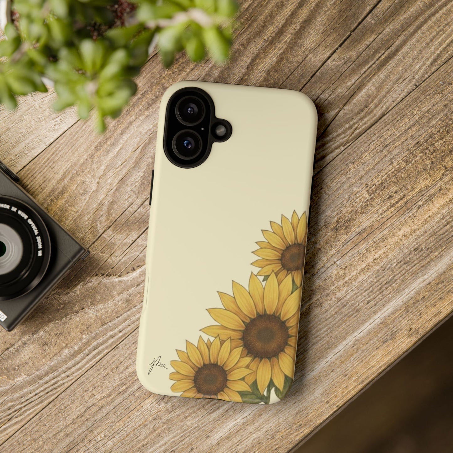 iPhone 8 - 12, 16 - 17 Tough Case - Sunflower Signature Collection by Juli