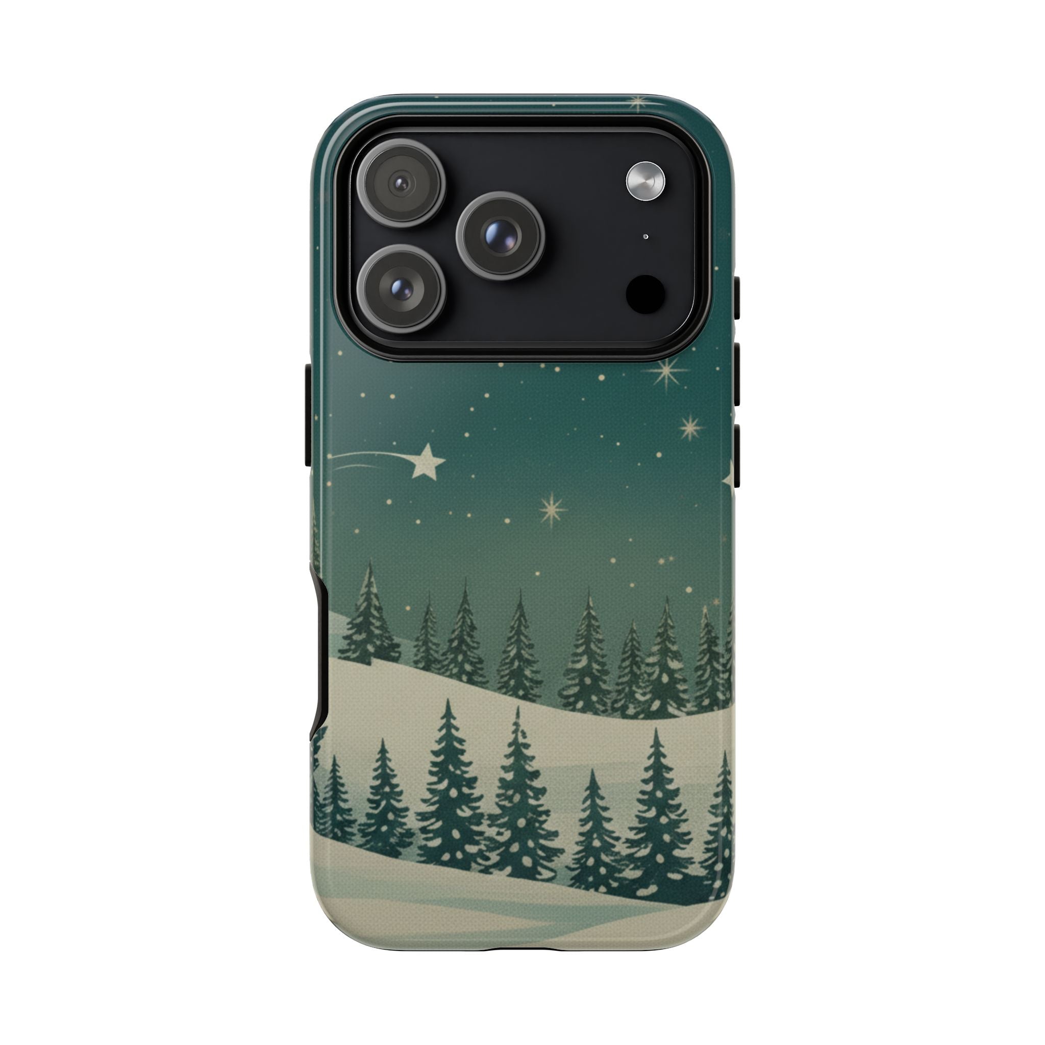 Winter Night Sky iPhone Case - Christmas Holiday Collection
