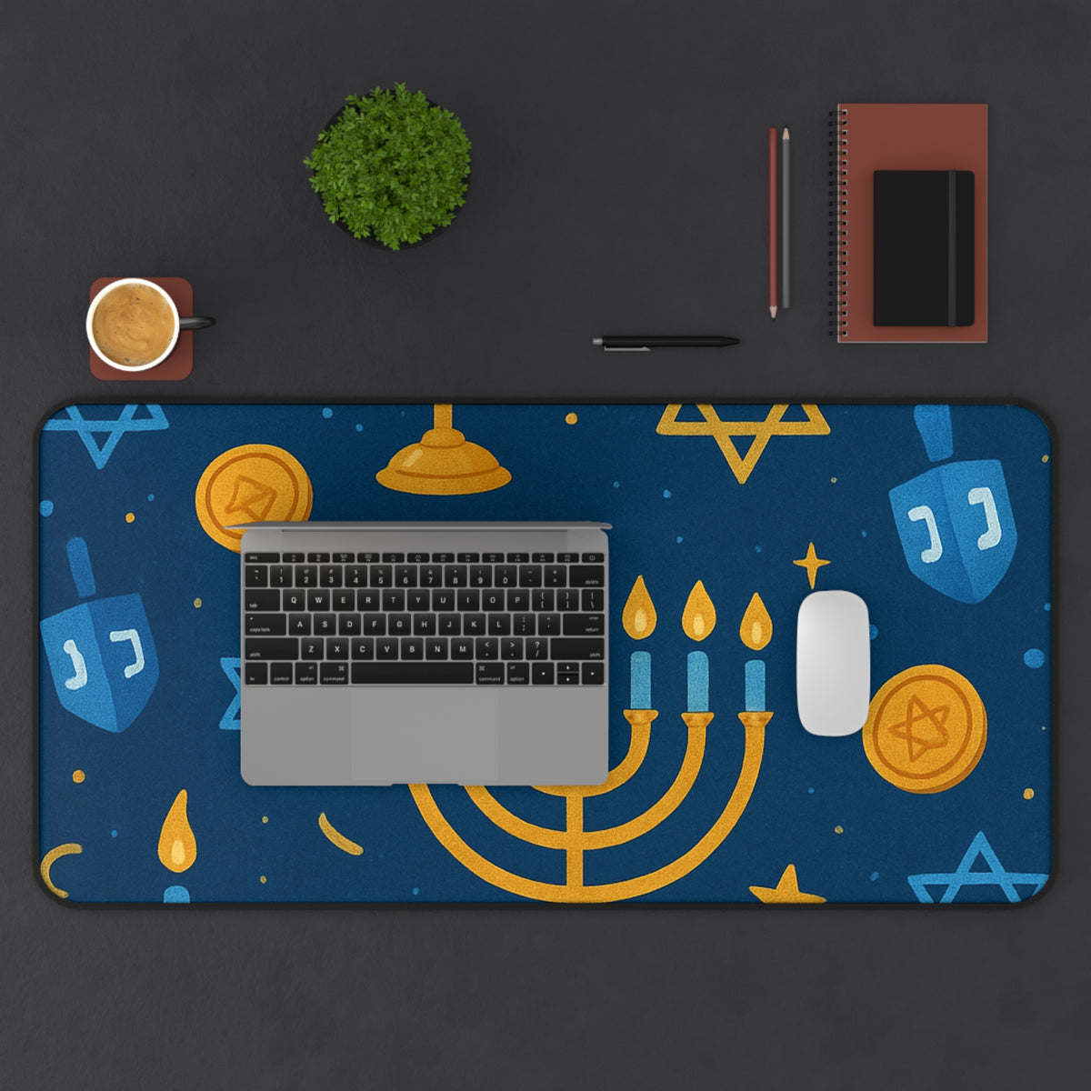 Hanukkah Desk Mat
