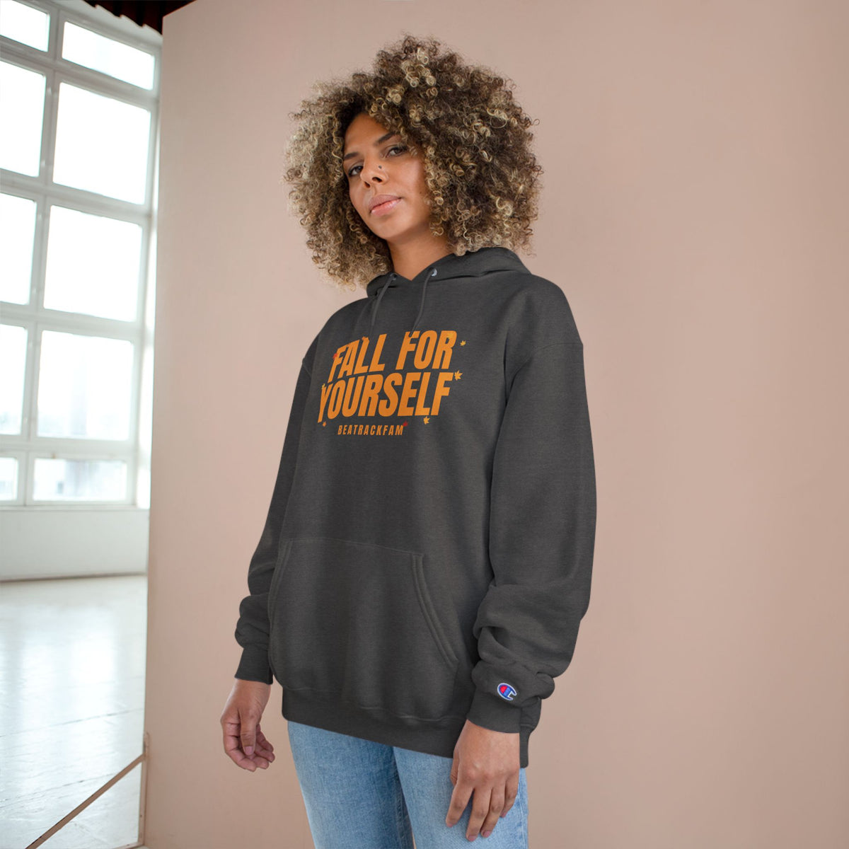 Fall For Yourself Champion Pullover Hoodie