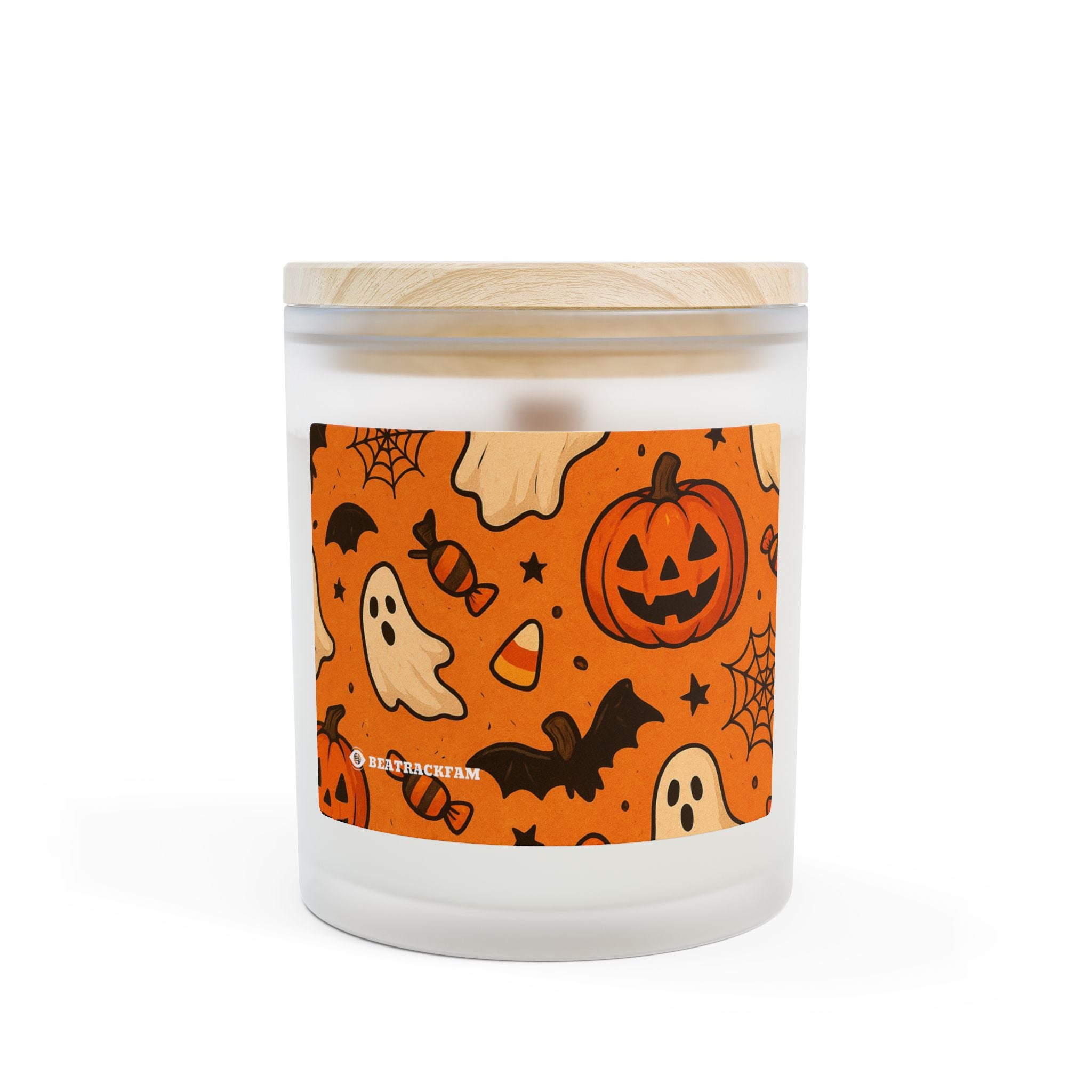 Frosted Glass Candle - Holiday Collection (Halloween)