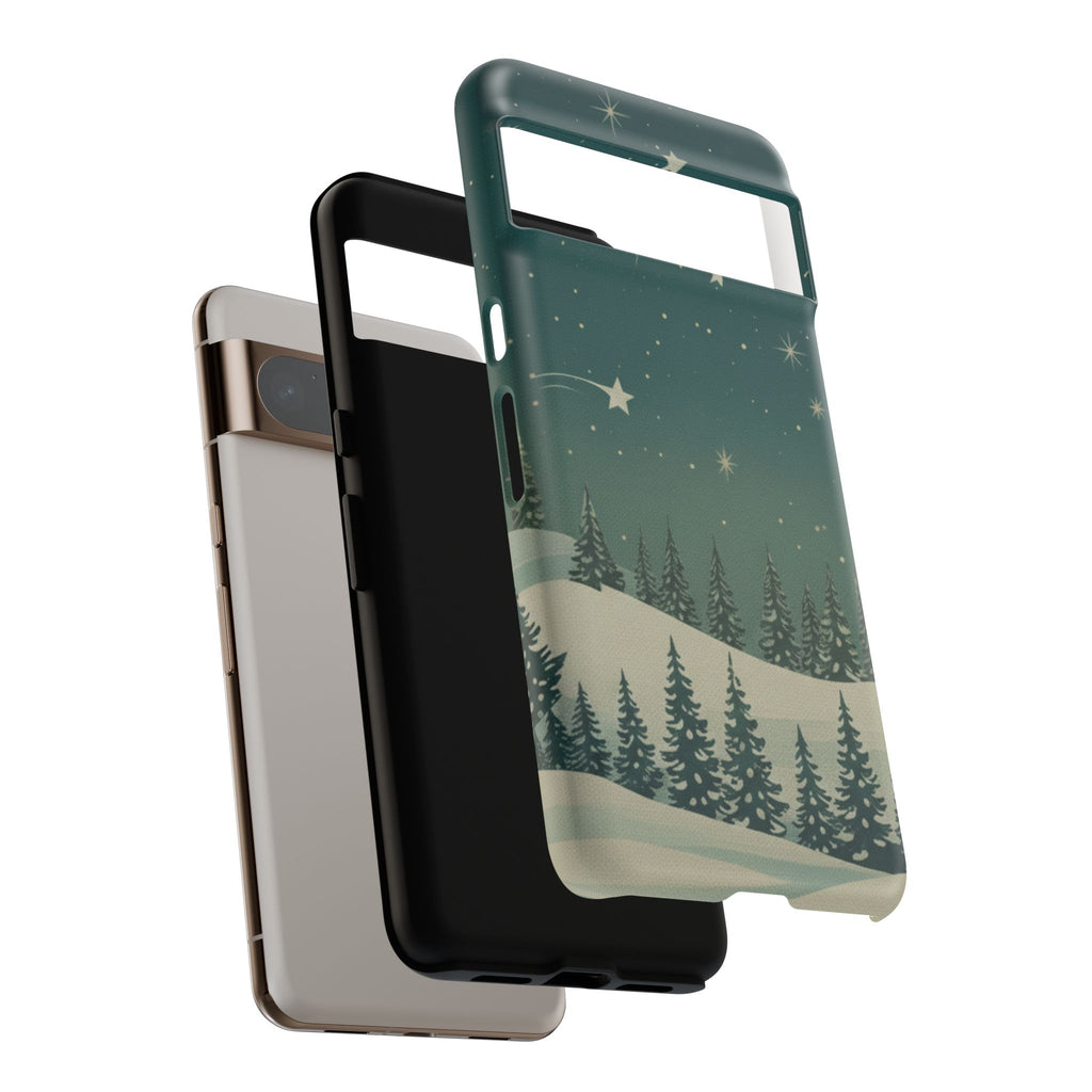 Winter Night Samsung Galaxy/Google Pixel Phone Case - Christmas Holiday Collection