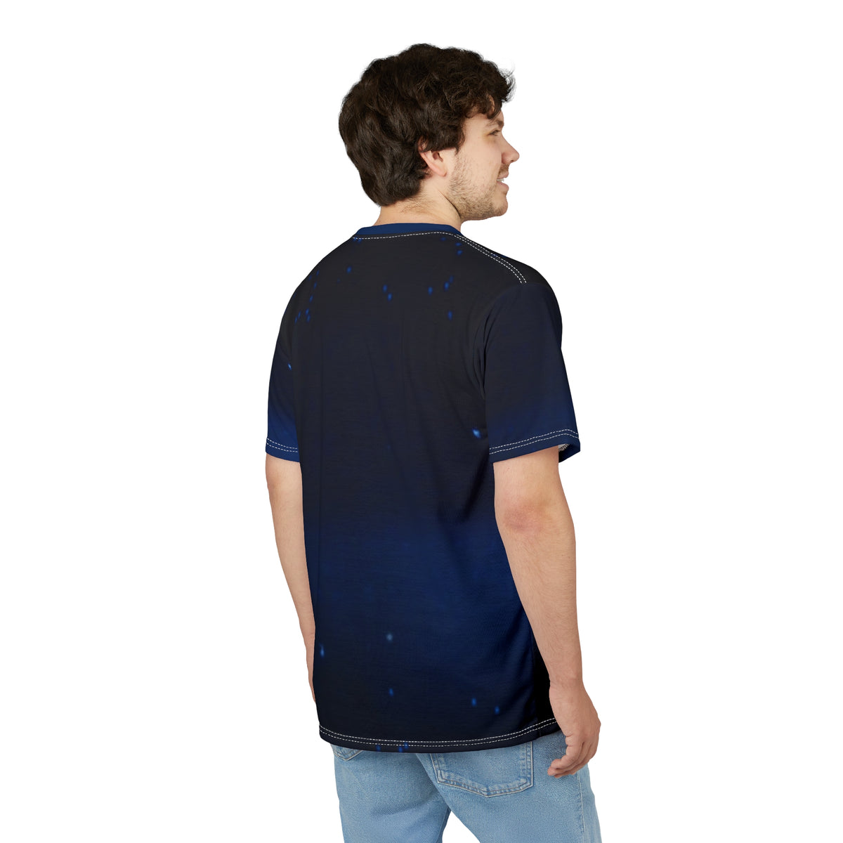 Blue Rose All-Over Print Tee