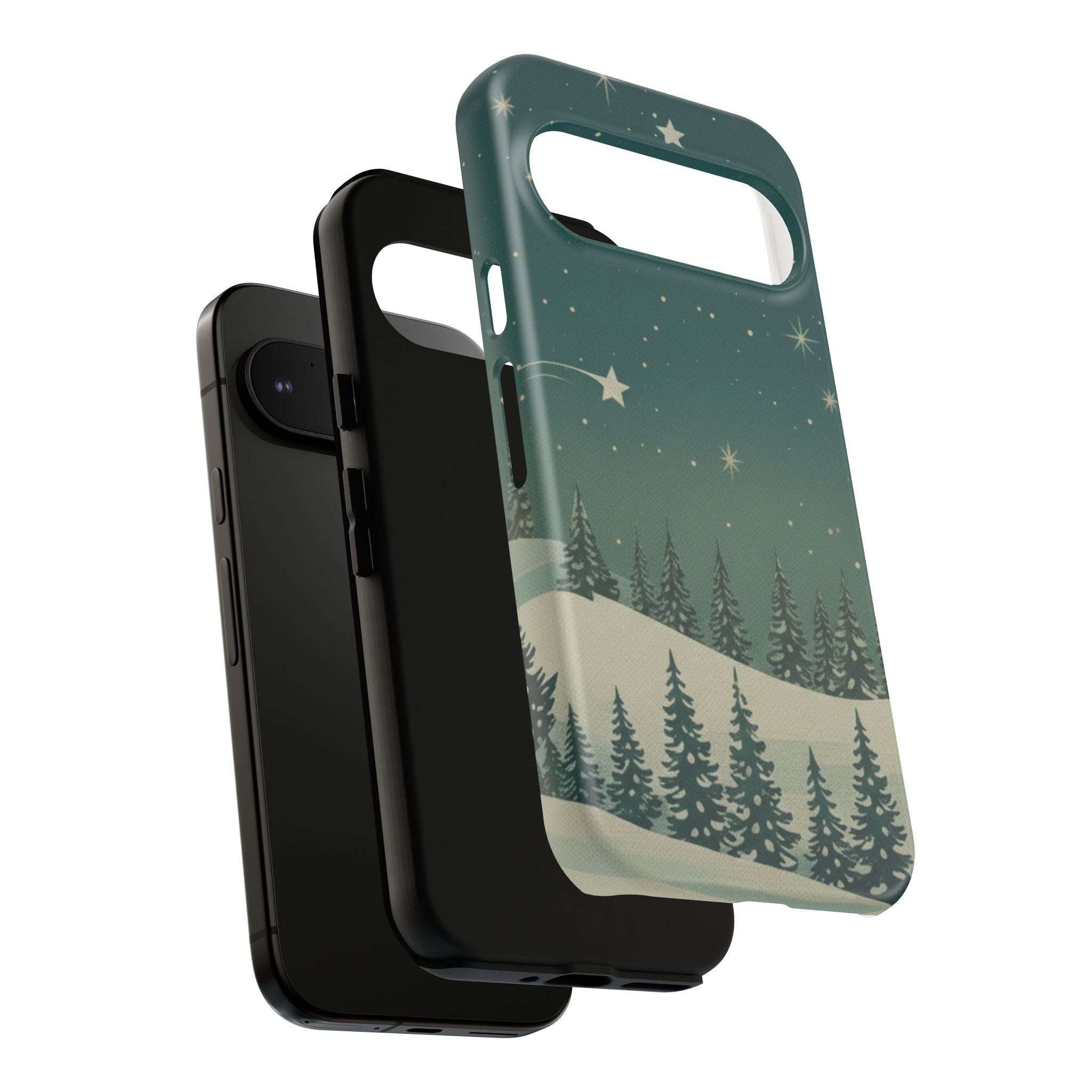 Winter Night Samsung Galaxy/Google Pixel Phone Case - Christmas Holiday Collection