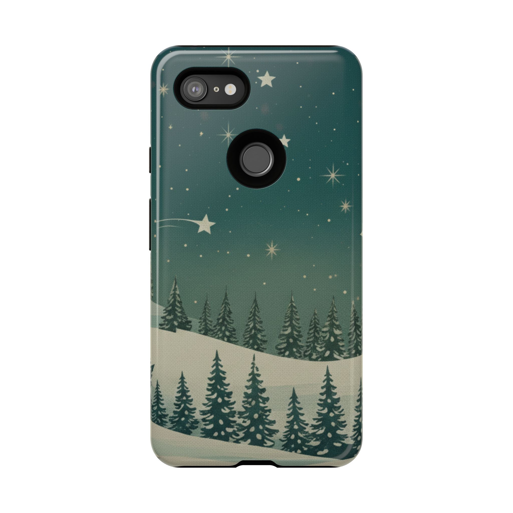 Winter Night Samsung Galaxy/Google Pixel Phone Case - Christmas Holiday Collection