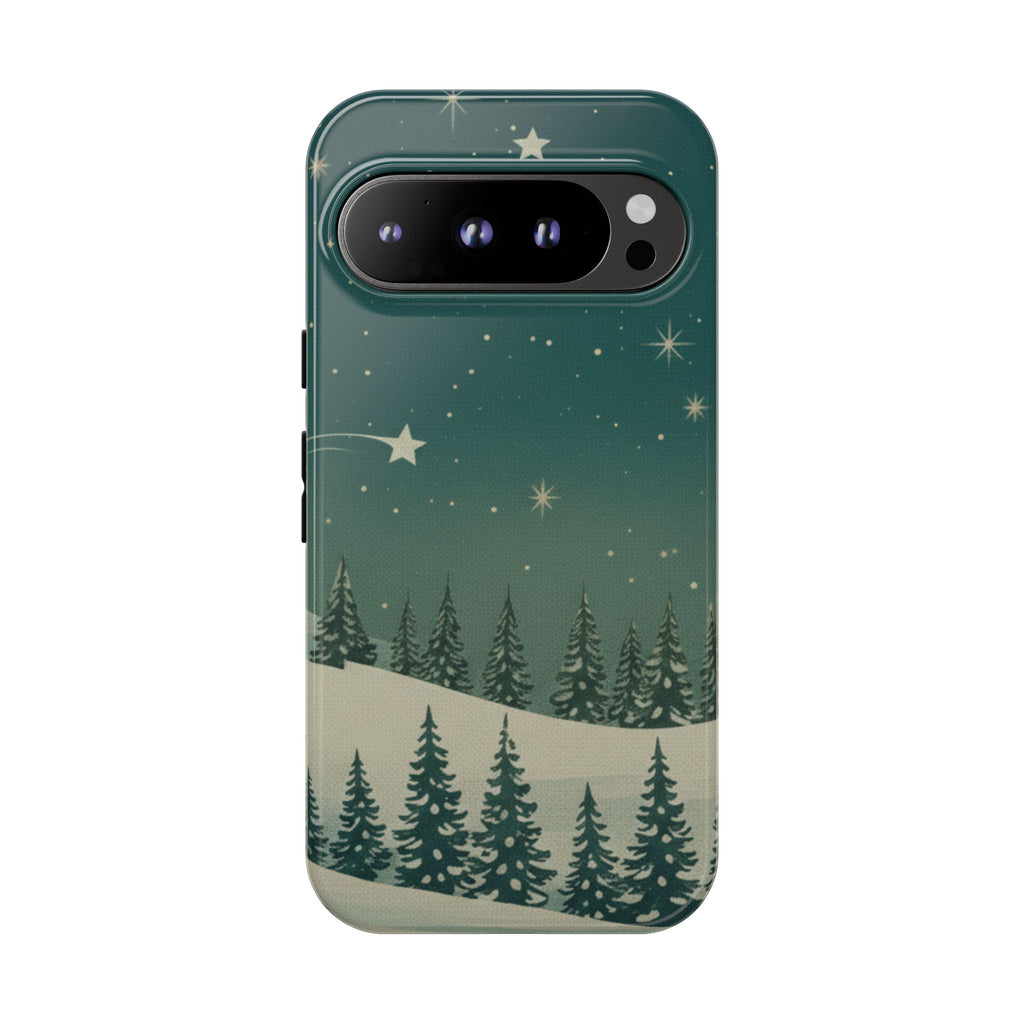 Winter Night Samsung Galaxy/Google Pixel Phone Case - Christmas Holiday Collection