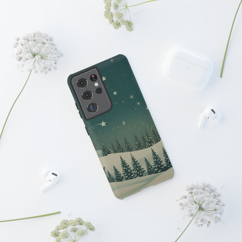 Winter Night Samsung Galaxy/Google Pixel Phone Case - Christmas Holiday Collection
