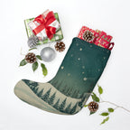 Winter Night Christmas Stocking - Christmas Holiday Collection