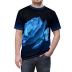 Blue Rose All-Over Print Tee