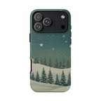 Winter Night Sky iPhone Case - Christmas Holiday Collection