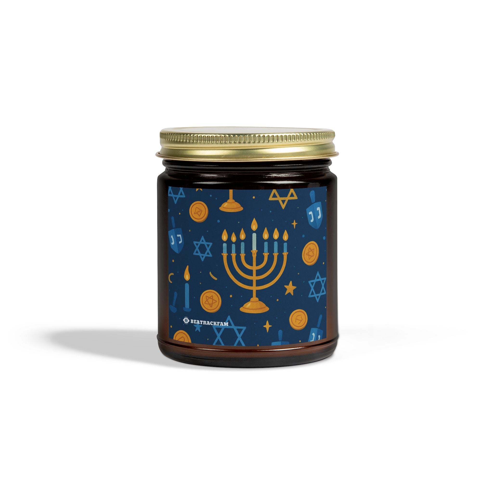Coconut Apricot Wax Scented Candles - Holiday Collection (Chanukah)