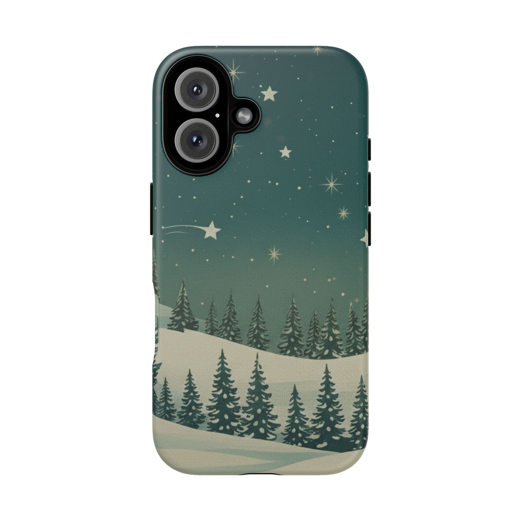 Winter Night Sky iPhone Case - Christmas Holiday Collection