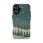 Winter Night Sky iPhone Case - Christmas Holiday Collection