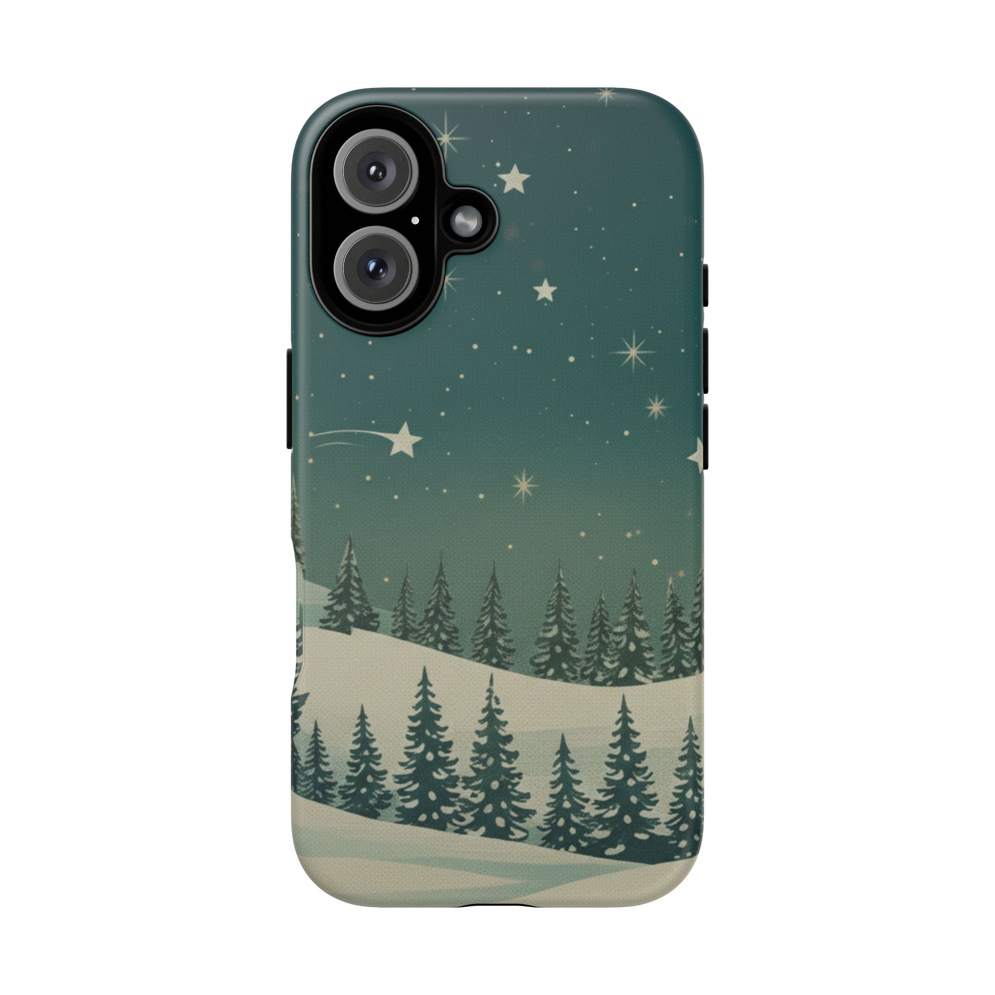 Winter Night Sky iPhone Case - Christmas Holiday Collection
