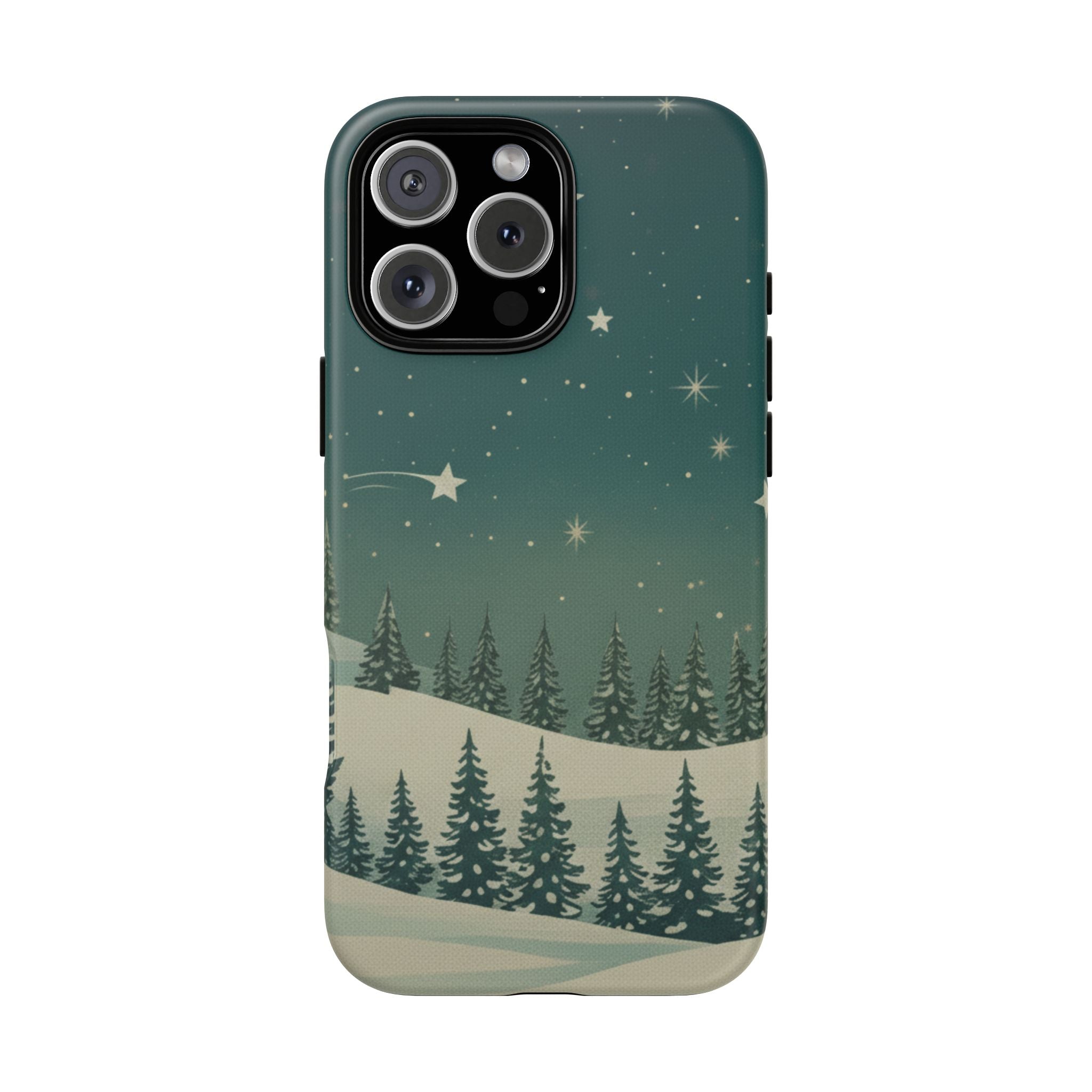 Winter Night Sky iPhone Case - Christmas Holiday Collection