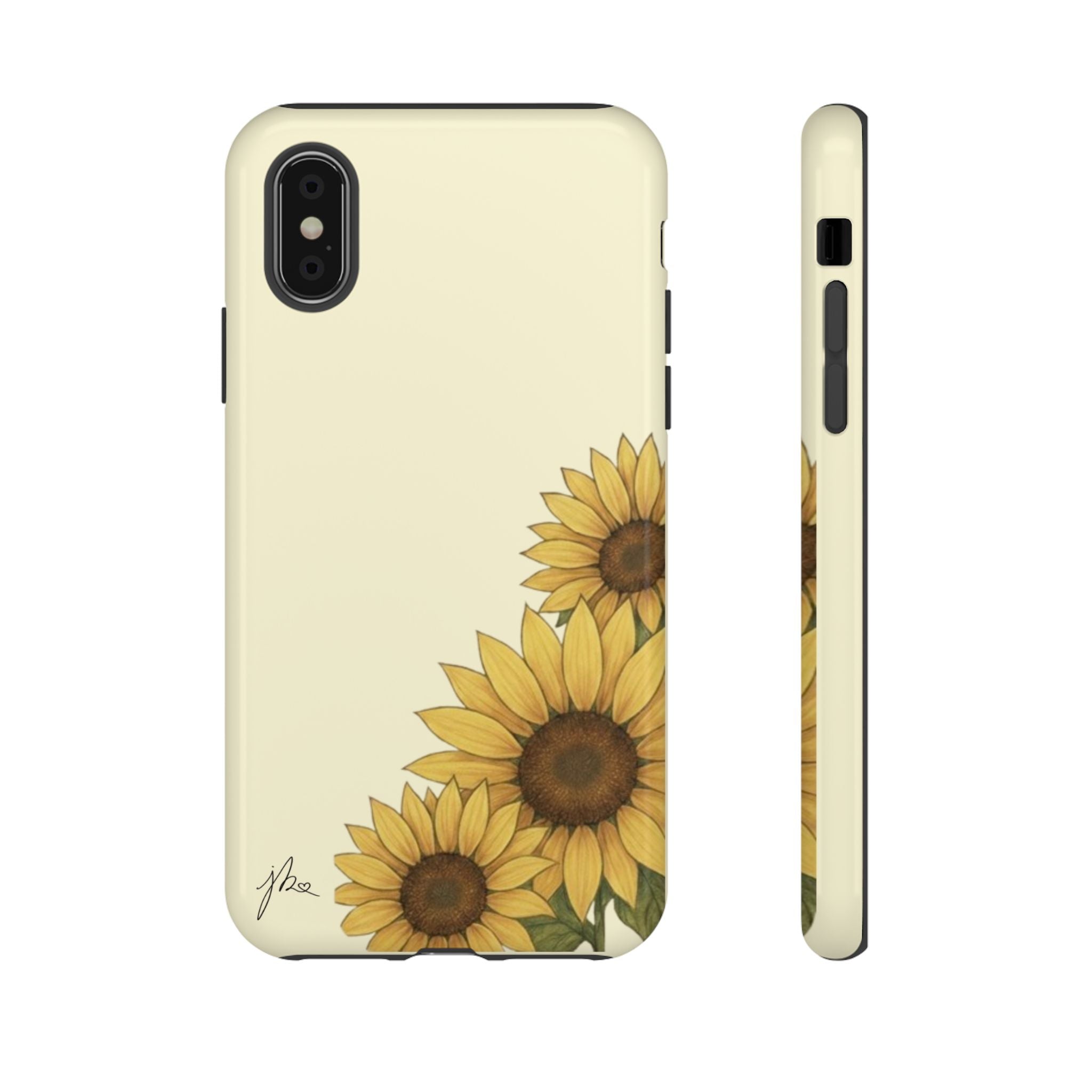 iPhone 8 - 12, 16 - 17 Tough Case - Sunflower Signature Collection by Juli