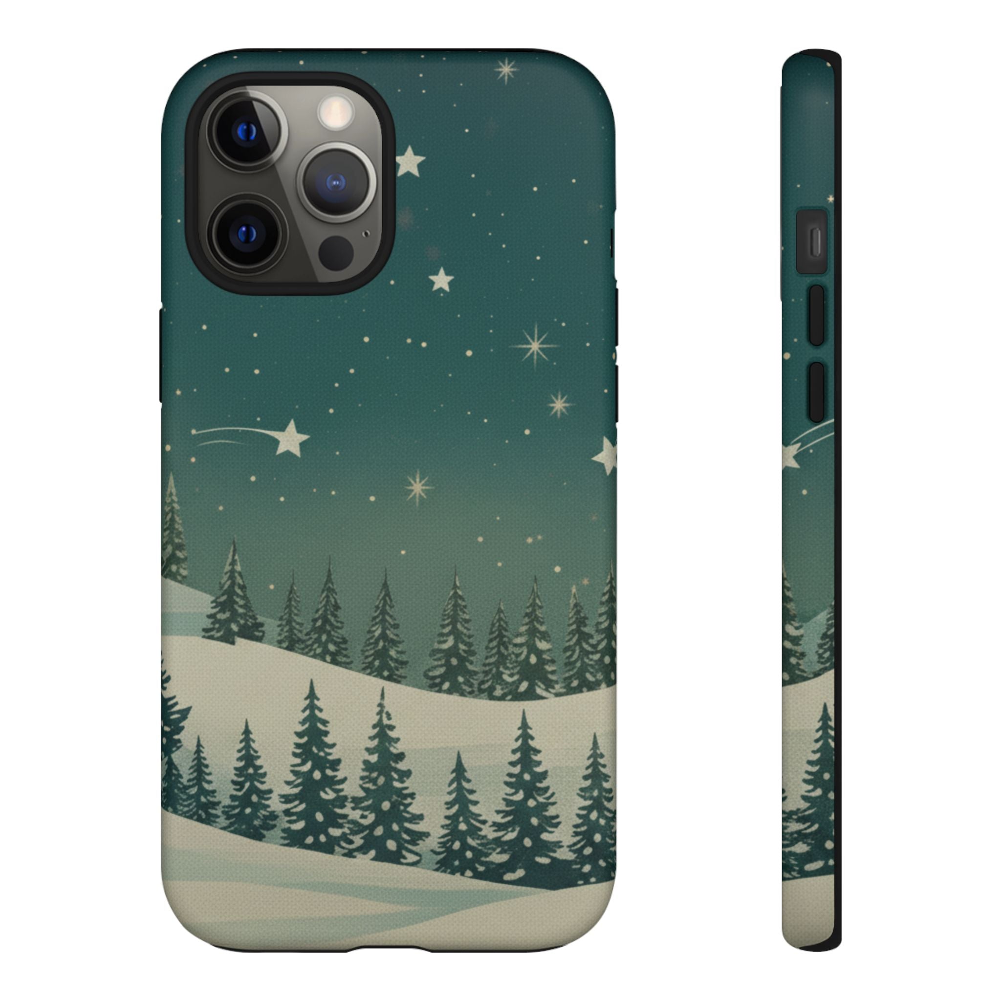 Winter Night Sky iPhone Case - Christmas Holiday Collection