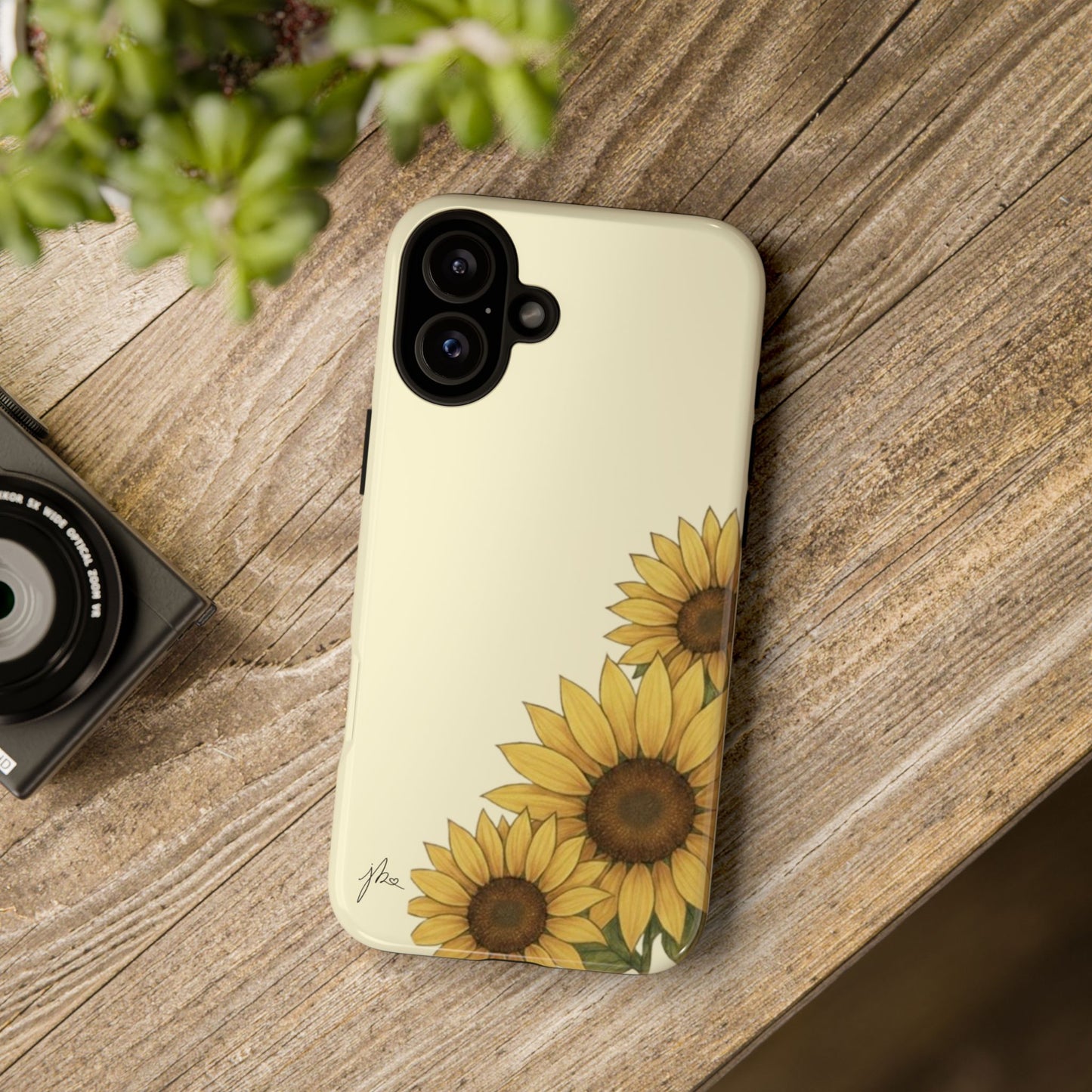 iPhone 8 - 12, 16 - 17 Tough Case - Sunflower Signature Collection by Juli