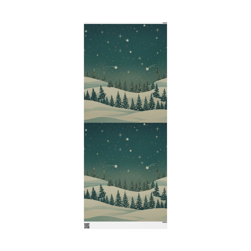Winter Forest Wrapping Paper Roll - Christmas Holiday Collection