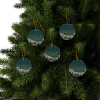Winter Night Ceramic Ornament - Christmas Holiday Collection