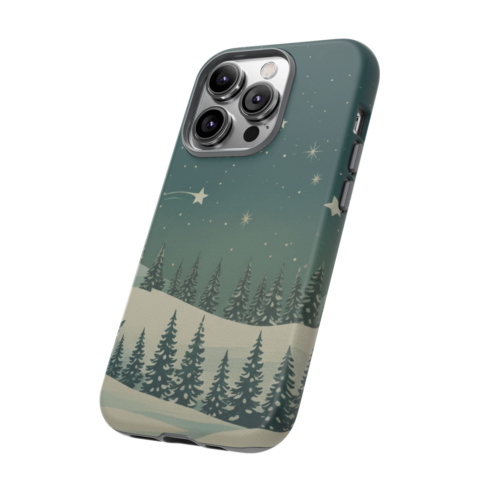 Winter Night Sky iPhone Case - Christmas Holiday Collection