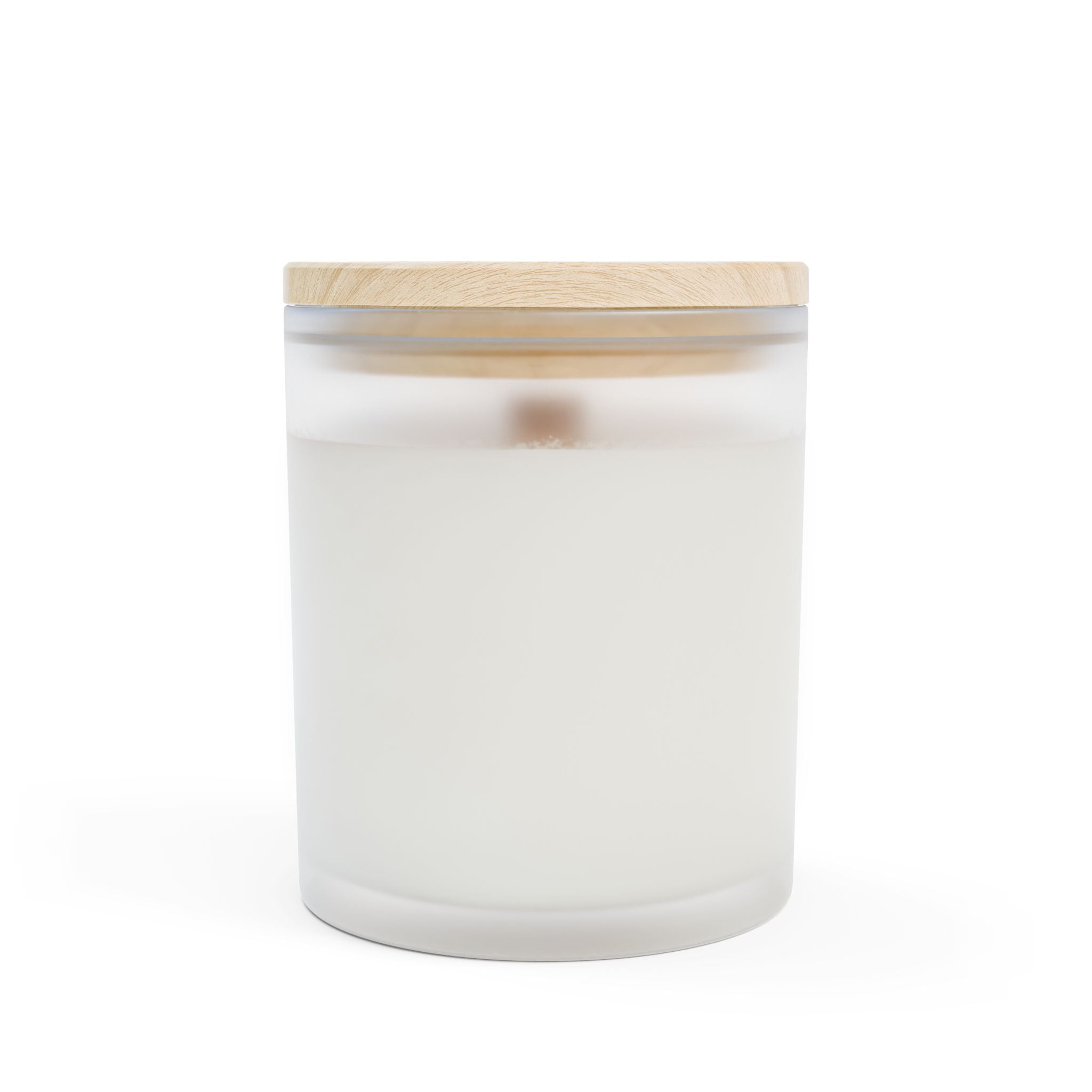 Frosted Glass Candle - Holiday Collection (Chanukah)